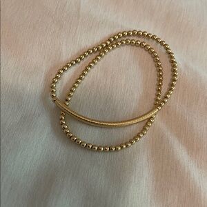 Chic Gold Beaded Bracelet
